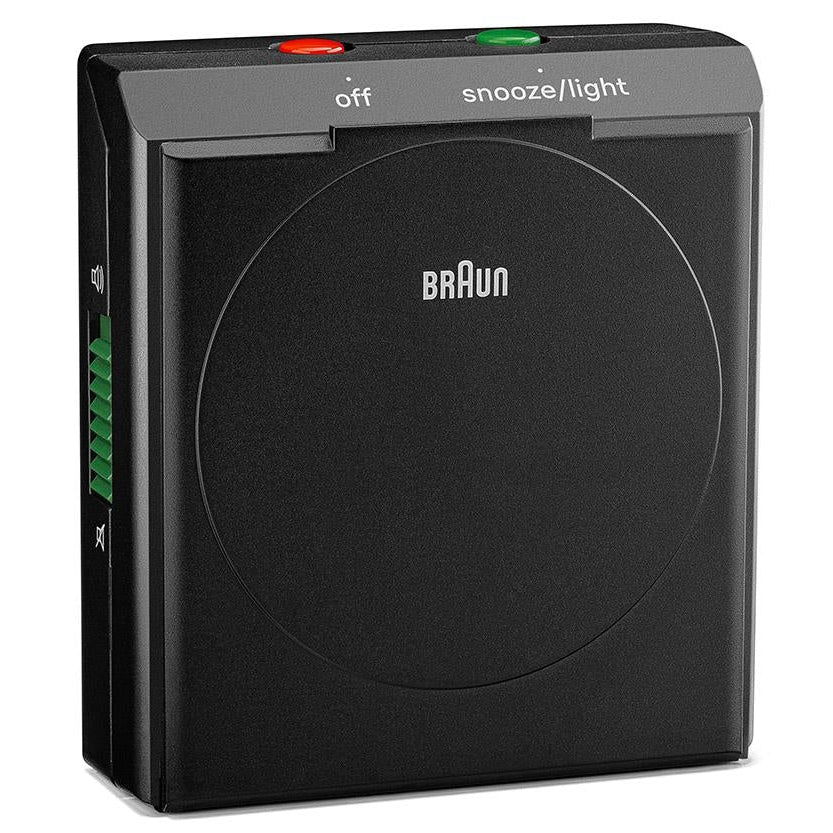 Braun Classic Compact Folding Travel Analogue Alarm Clock Black 8cm BC05B 6