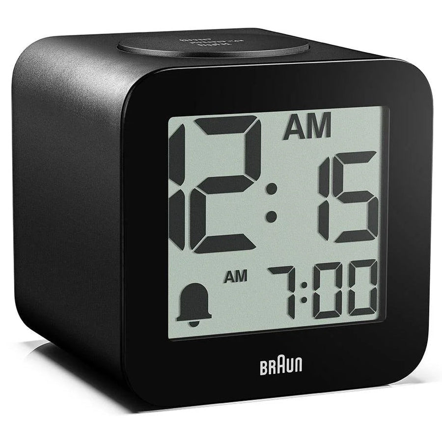 Braun Time Speaking Digital Alarm Clock Black 8cm BC25BP 1