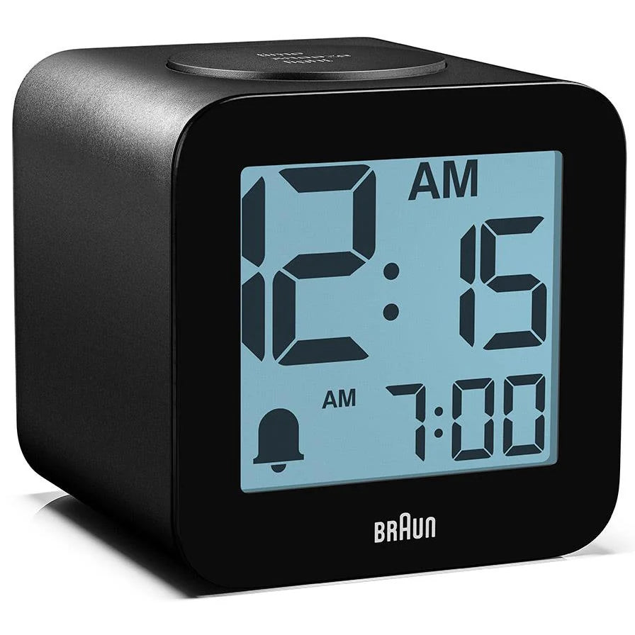 Braun Time Speaking Digital Alarm Clock Black 8cm BC25BP 2