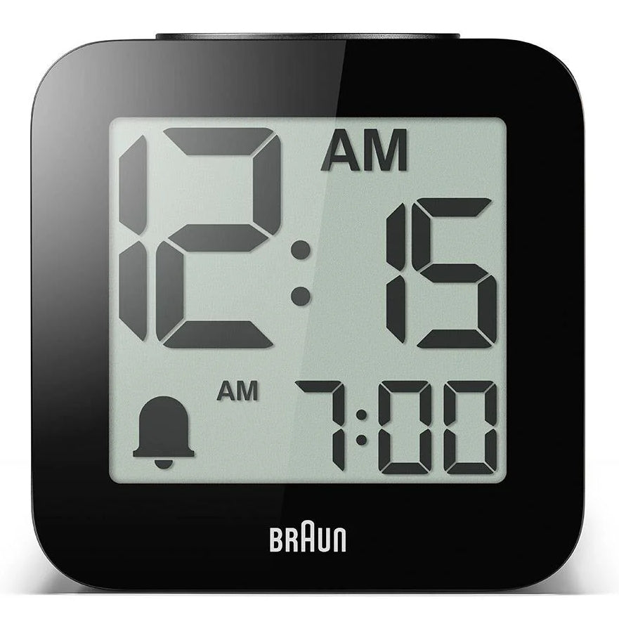 Braun Time Speaking Digital Alarm Clock Black 8cm BC25BP 3