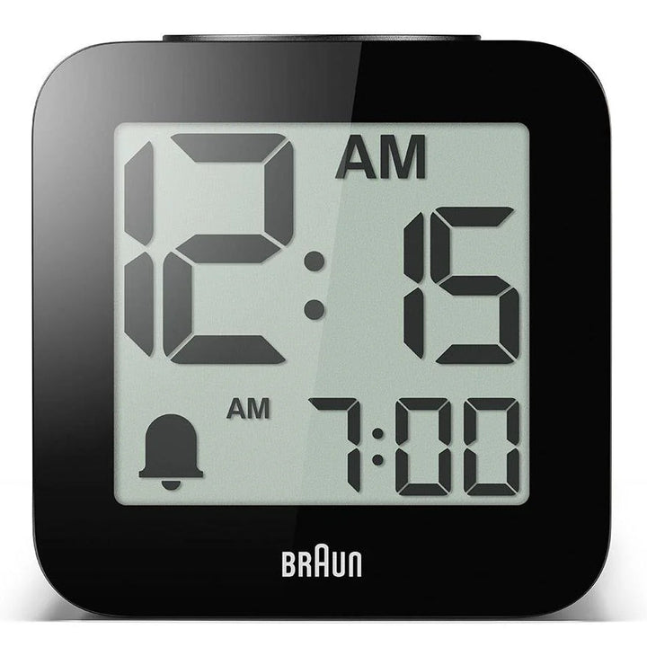 Braun Time Speaking Digital Alarm Clock Black 8cm BC25BP 3