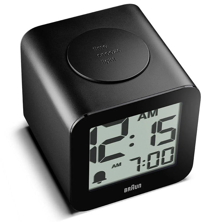 Braun Time Speaking Digital Alarm Clock Black 8cm BC25BP 5