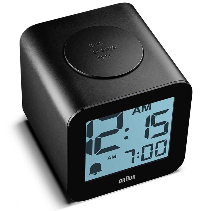 Braun Time Speaking Digital Alarm Clock Black 8cm BC25BP 6