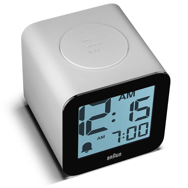 Braun Time Speaking Digital Alarm Clock White 8cm BC25WP 6