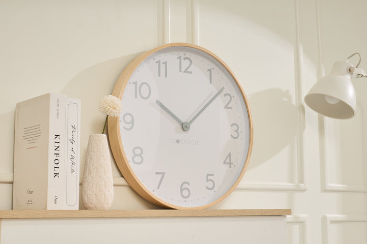 Clocksicle Silent Wood Wall Clock Grey 50cm CC-50-GREY 5