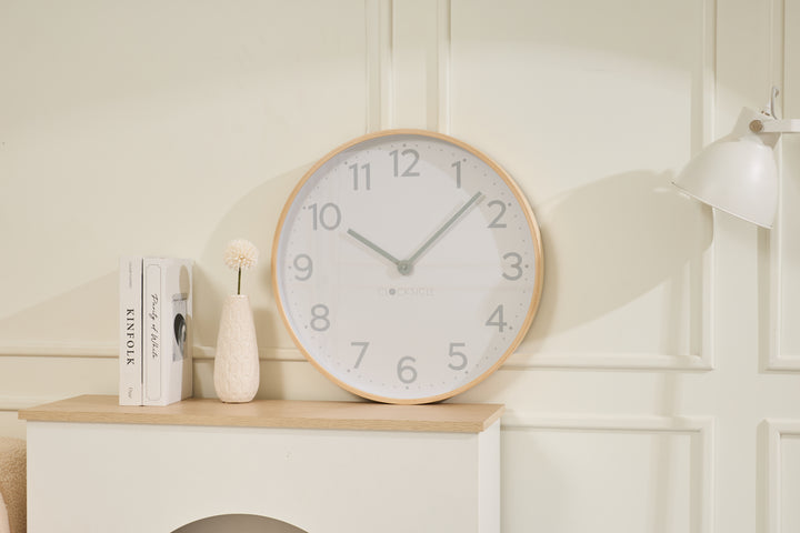Clocksicle Silent Wood Wall Clock Grey 50cm CC-50-GREY 6
