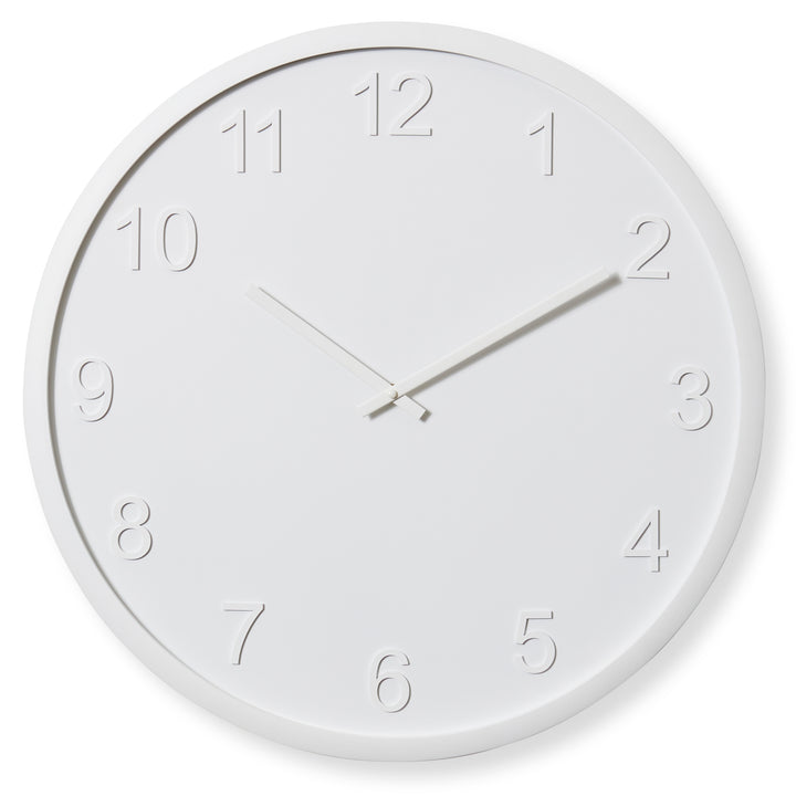Elme Living Lenox Wooden Wall Clock White 60cm WL.155.WH 1 #size_60cm