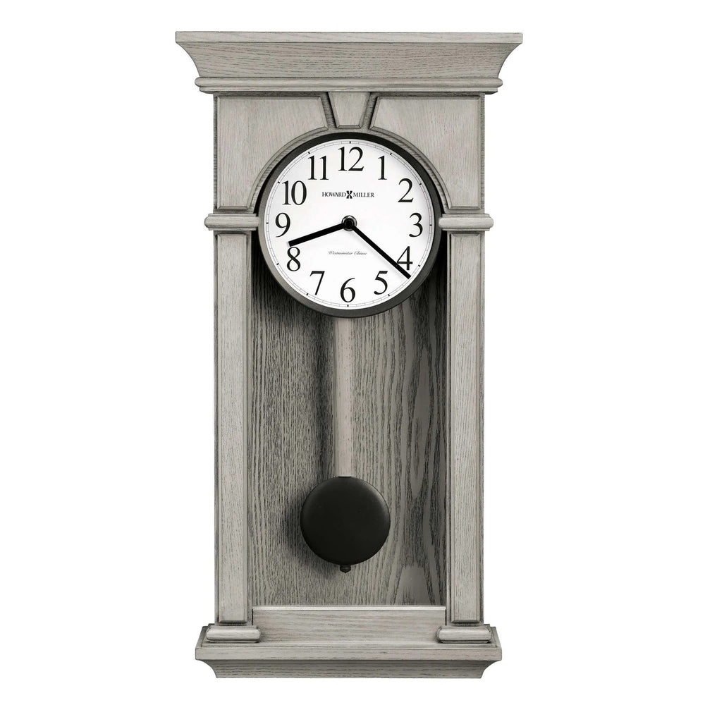 Howard Miller Mira Grey Wood Westminster Pendulum Wall Clock 56cm 625800 2