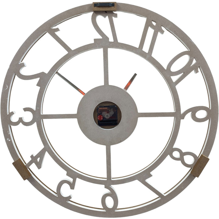 Koda Living Lumina Wooden Floating Numbers Wall Clock 60cm KC5226 4