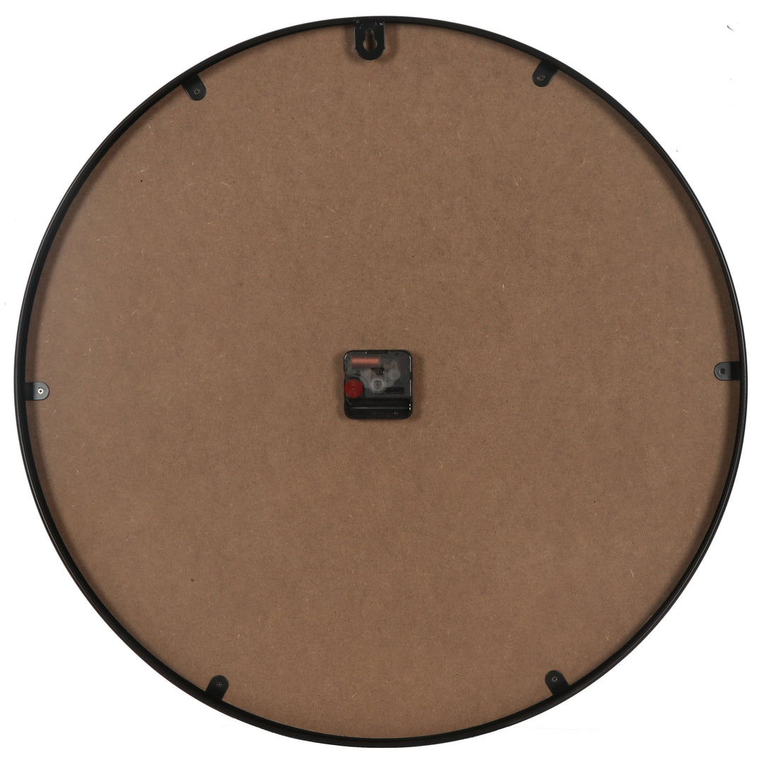 Koda Living Midnight Grace Black Metal Wall Clock 60cm KC5508 3