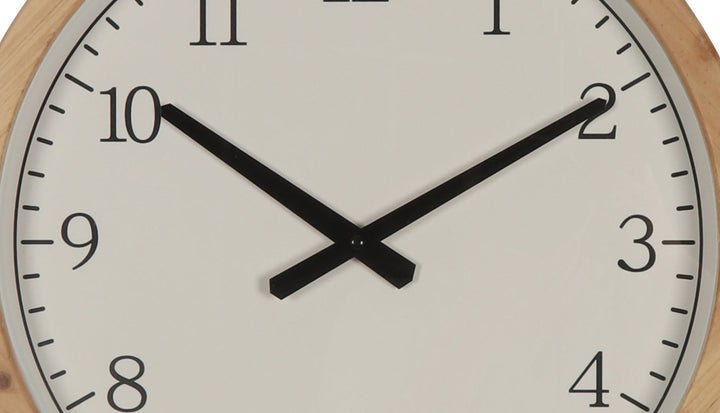 Koda Living Pine Dusk Classic Thick Natural Solid Wood Frame Wall Clock 40cm KC5501 3