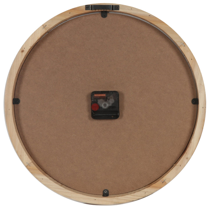 Koda Living Pine Dusk Classic Thick Natural Solid Wood Frame Wall Clock 40cm KC5501 4