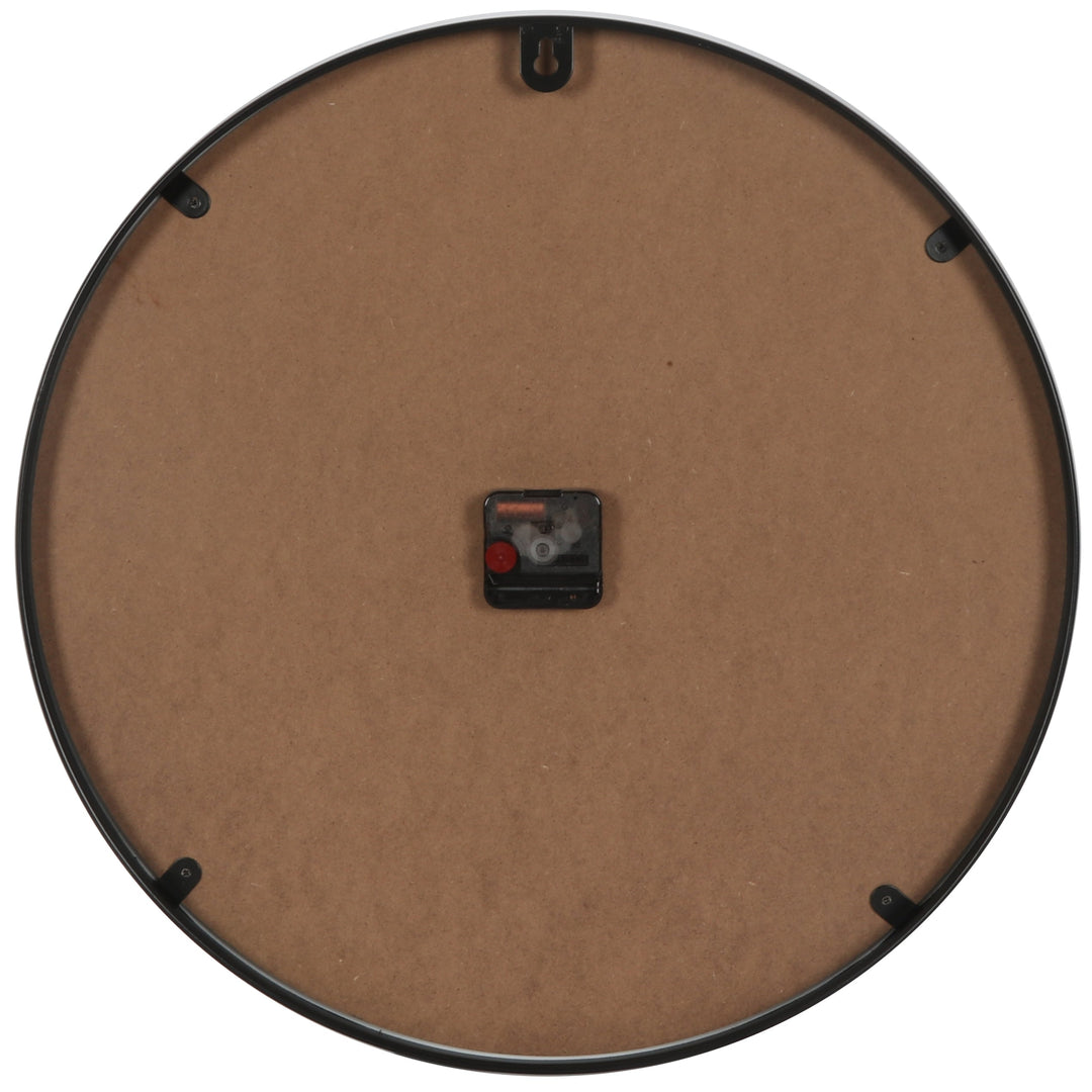 Koda Living Sleek Simplicity Black White Metal Wall Clock 50cm KC5503 4