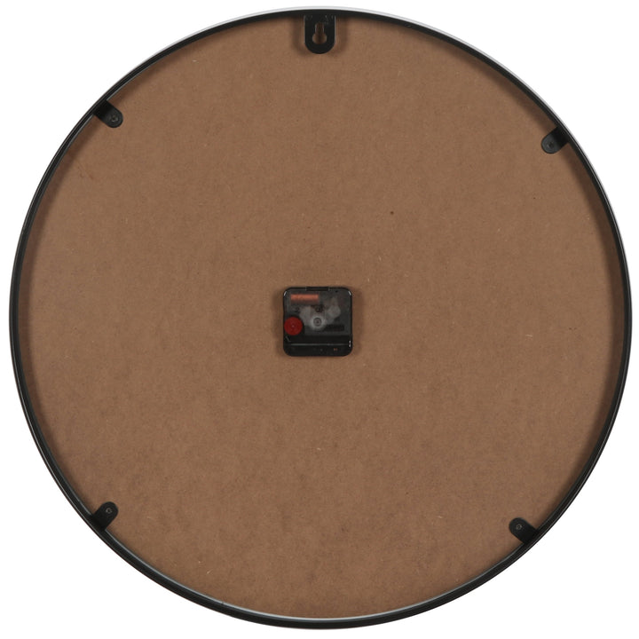 Koda Living Sleek Simplicity Black White Metal Wall Clock 50cm KC5503 4