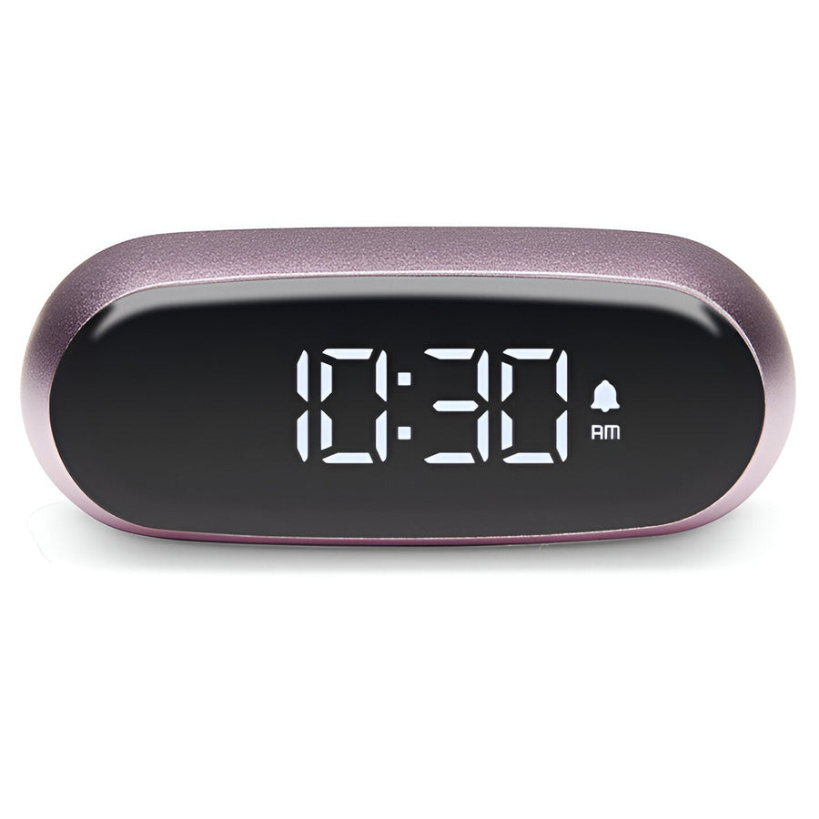 Lexon Minut Mini Travel Black LCD Alarm Clock Pink 6cm LD-LR154LP 1