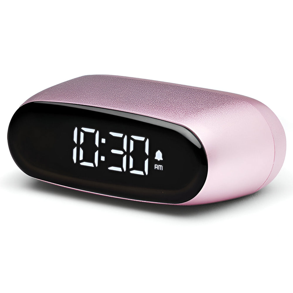 Lexon Minut Mini Travel Black LCD Alarm Clock Pink 6cm LD-LR154LP 2