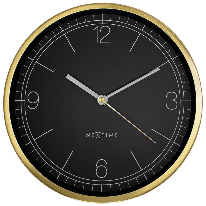 NeXtime Bolero Wall Clock Black 25cm 573321ZW 1