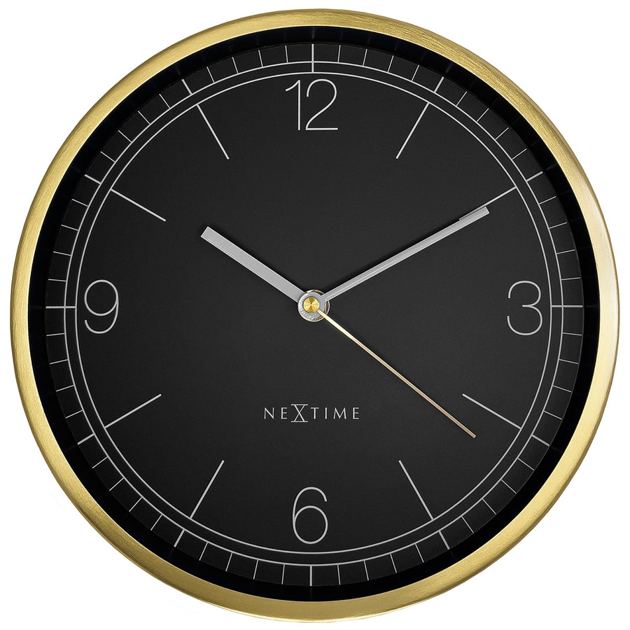 NeXtime Bolero Wall Clock Black 25cm 573321ZW 1