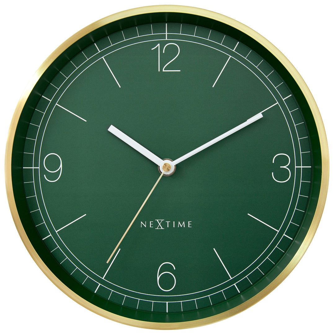 NeXtime Bolero Wall Clock Green 25cm 573321GN 1