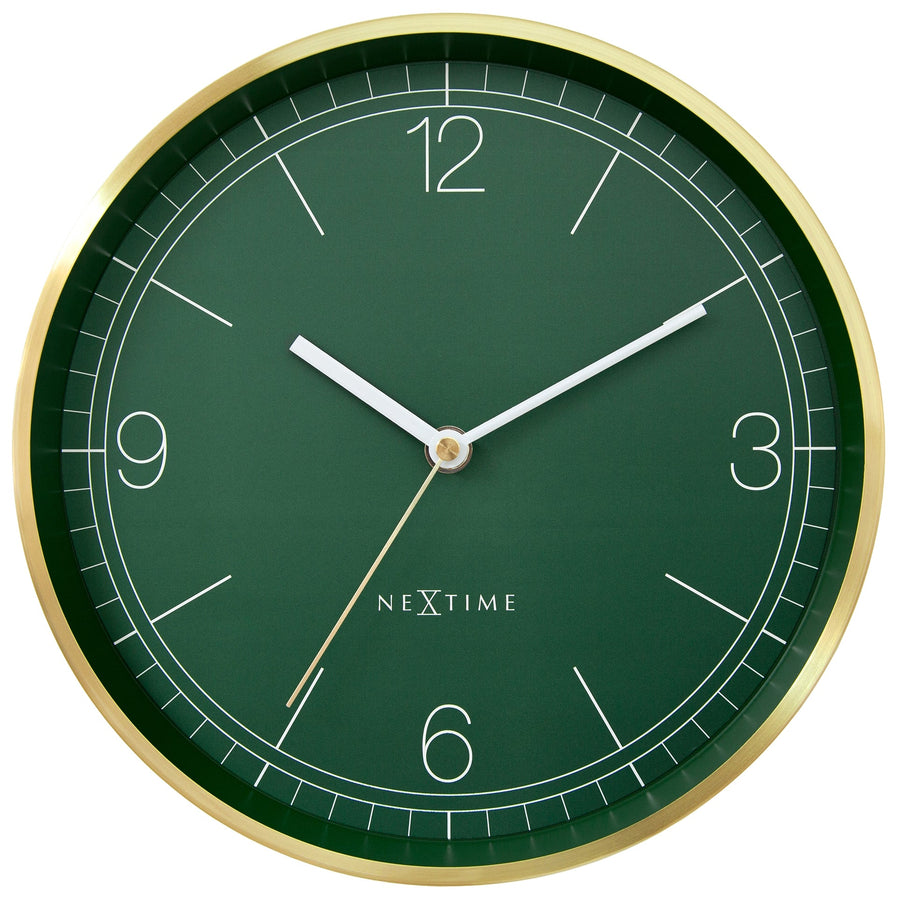 NeXtime Bolero Wall Clock Green 25cm 573321GN 1