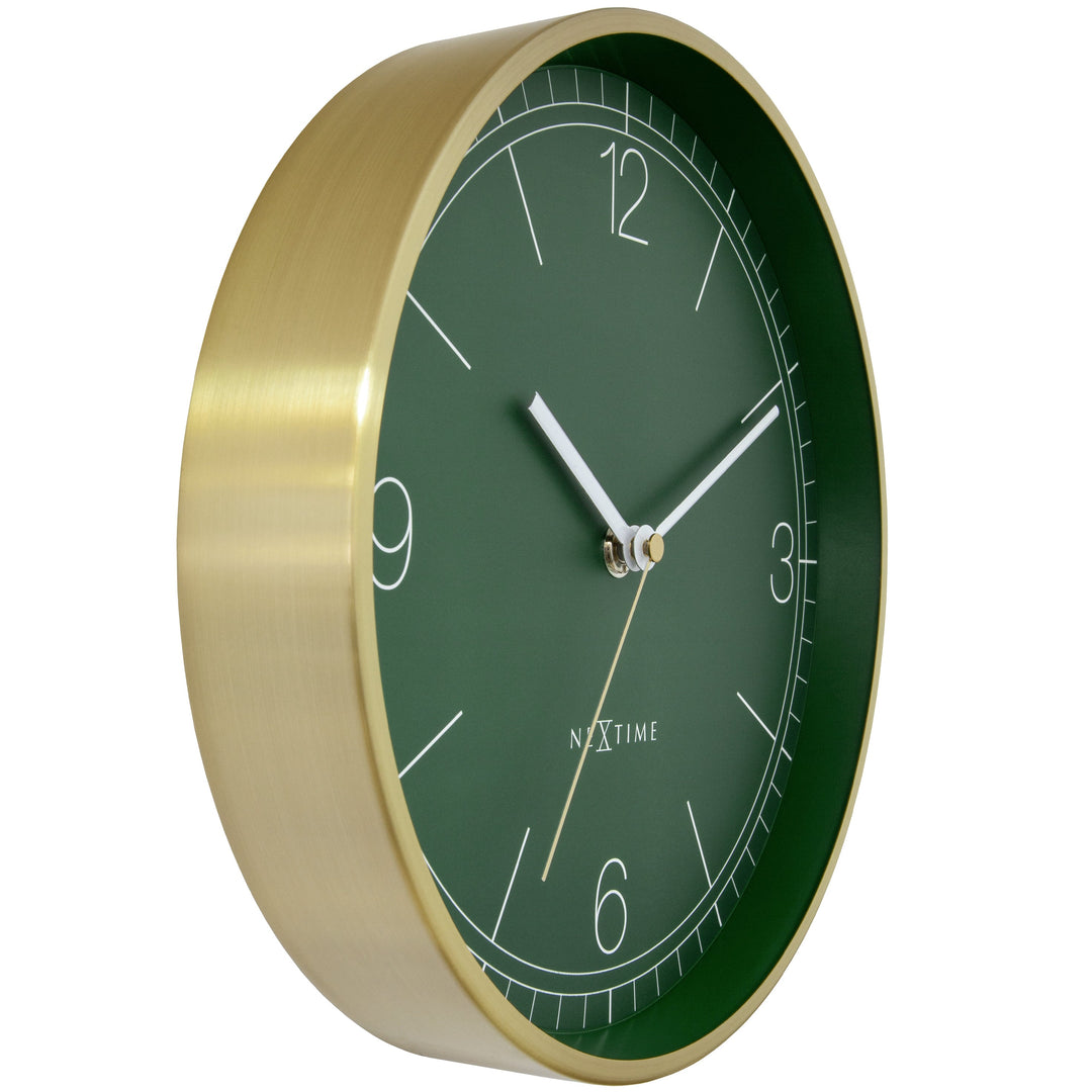NeXtime Bolero Wall Clock Green 25cm 573321GN 2