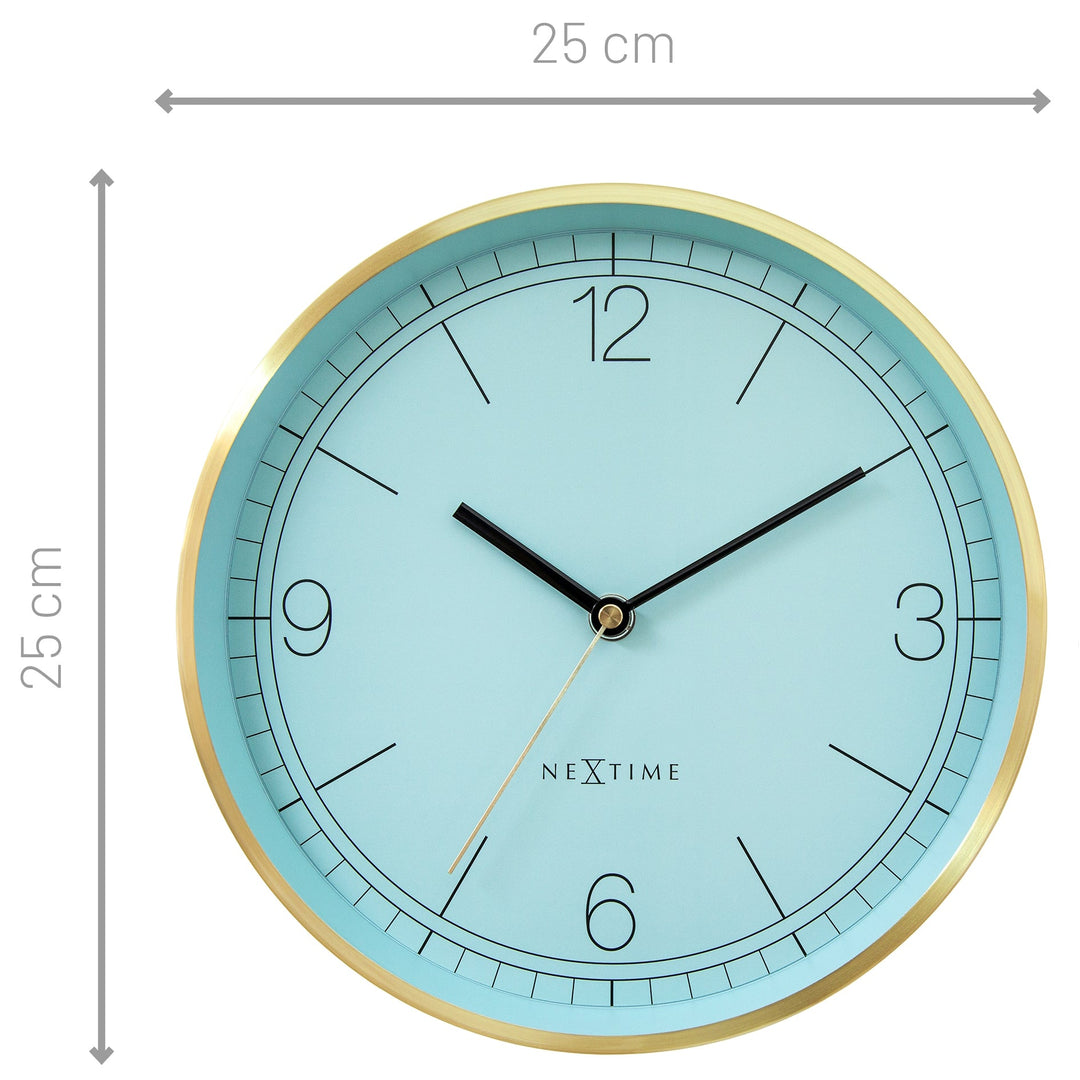 NeXtime Bolero Wall Clock Turquoise 25cm 573321TQ 4