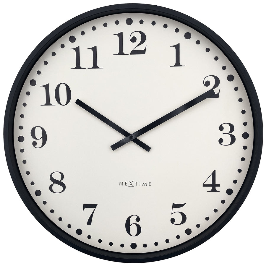 NeXtime Dickens Wall Clock Cream 50cm 573319WI 1