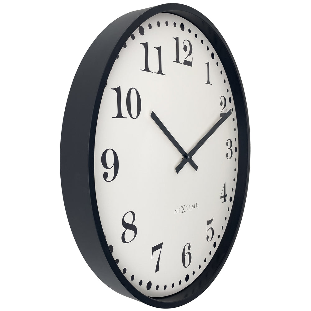 NeXtime Dickens Wall Clock Cream 50cm 573319WI 2