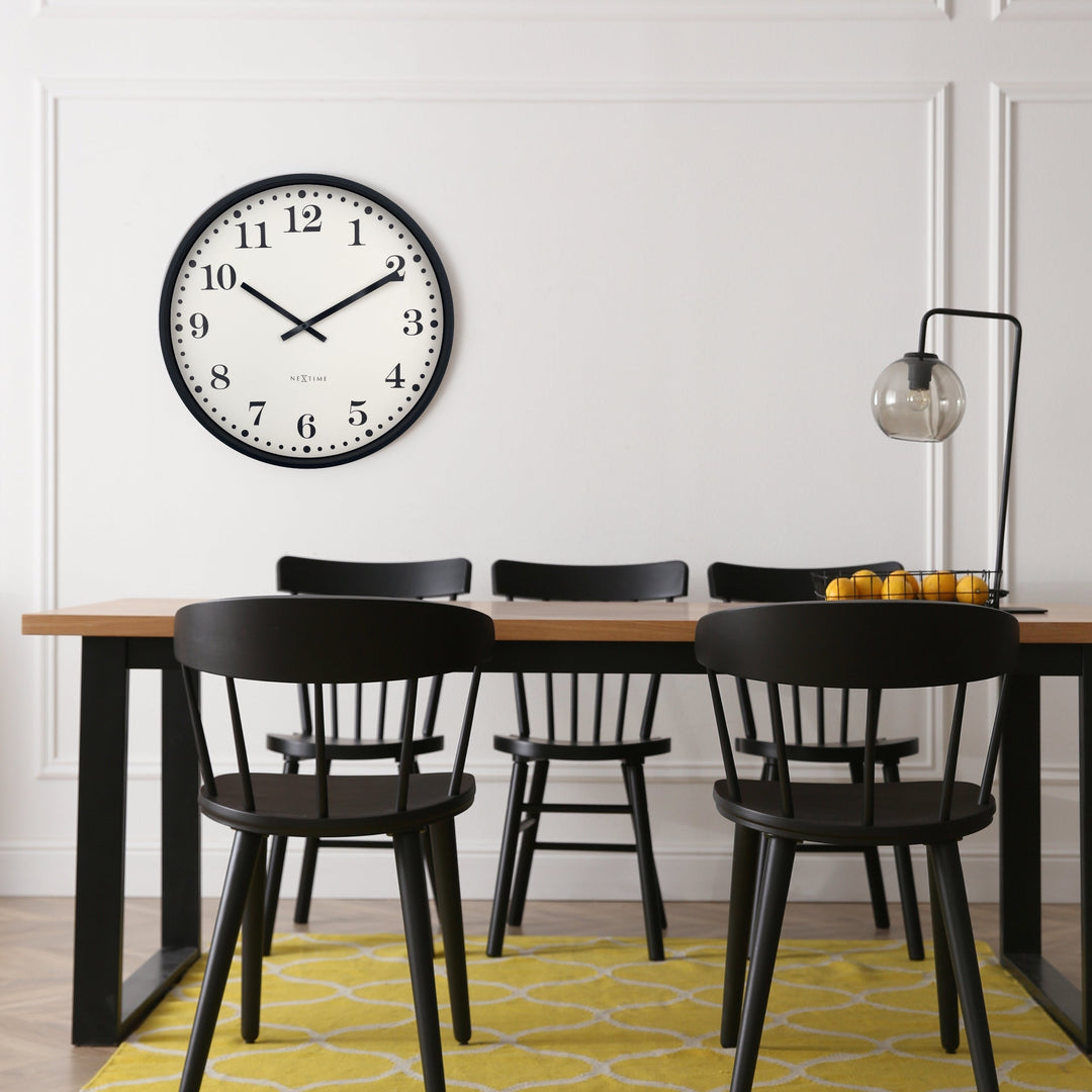 NeXtime Dickens Wall Clock Cream 50cm 573319WI 9