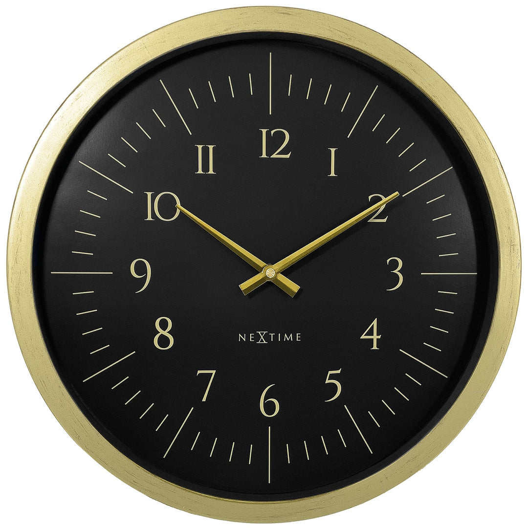 NeXtime Galaxy Wall Clock Black 40cm 573333ZW 1