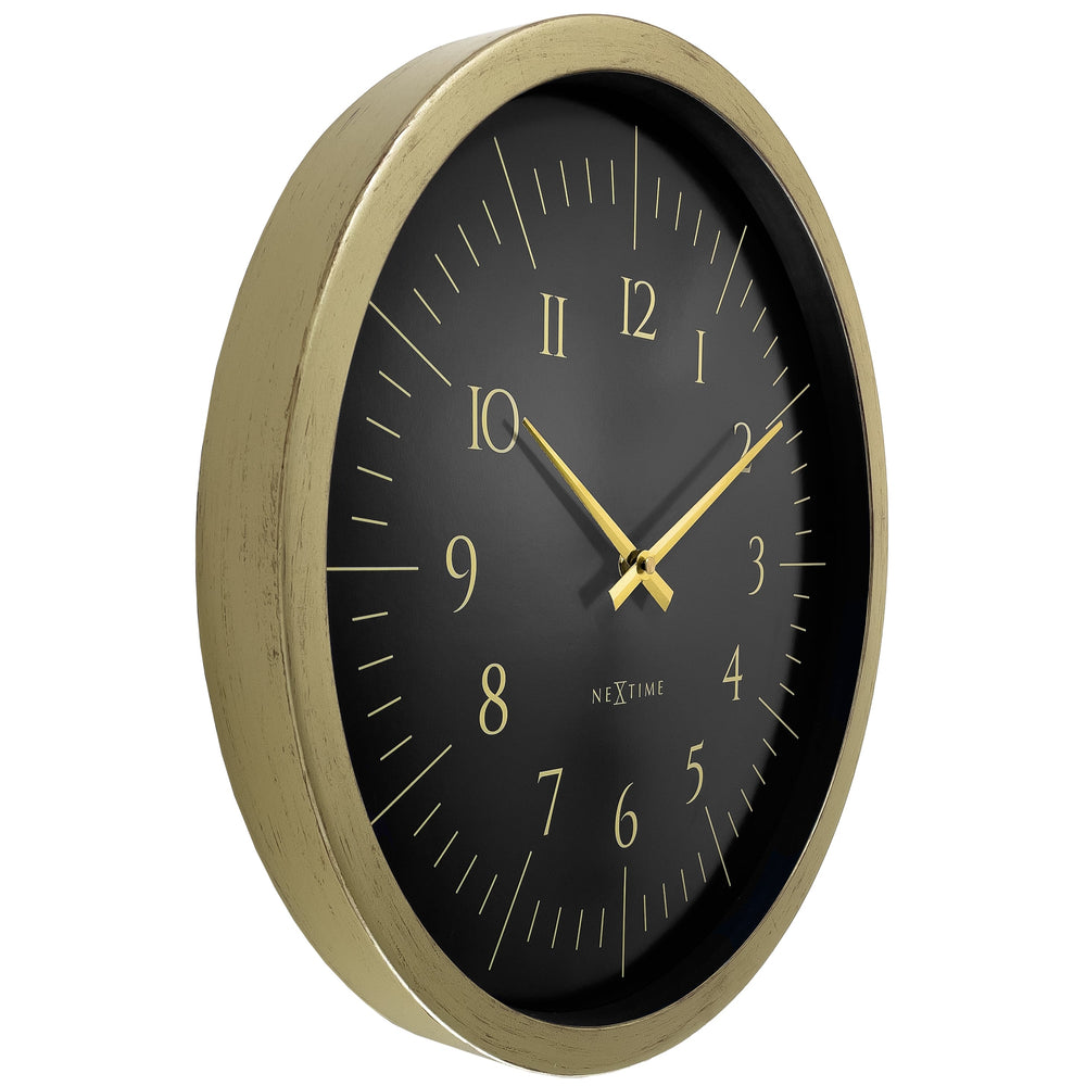 NeXtime Galaxy Wall Clock Black 40cm 573333ZW 2