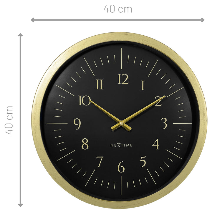 NeXtime Galaxy Wall Clock Black 40cm 573333ZW 4