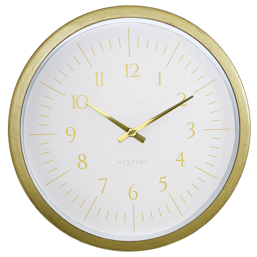 NeXtime Galaxy Wall Clock White 40cm 573333WI 1
