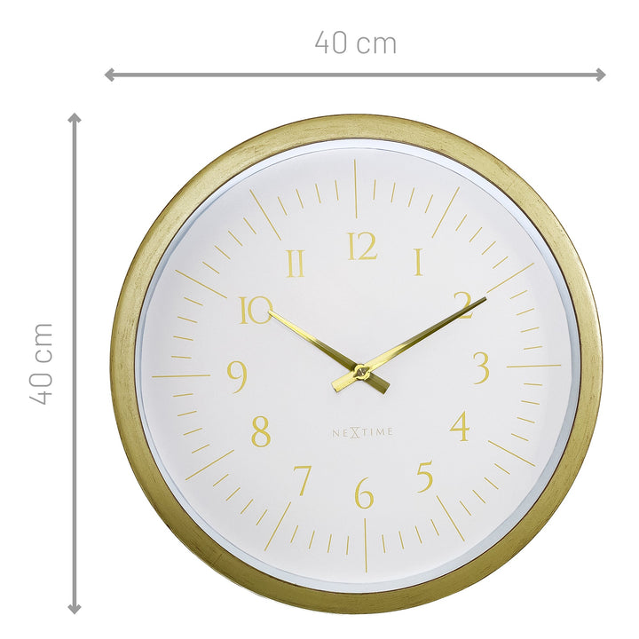 NeXtime Galaxy Wall Clock White 40cm 573333WI 4