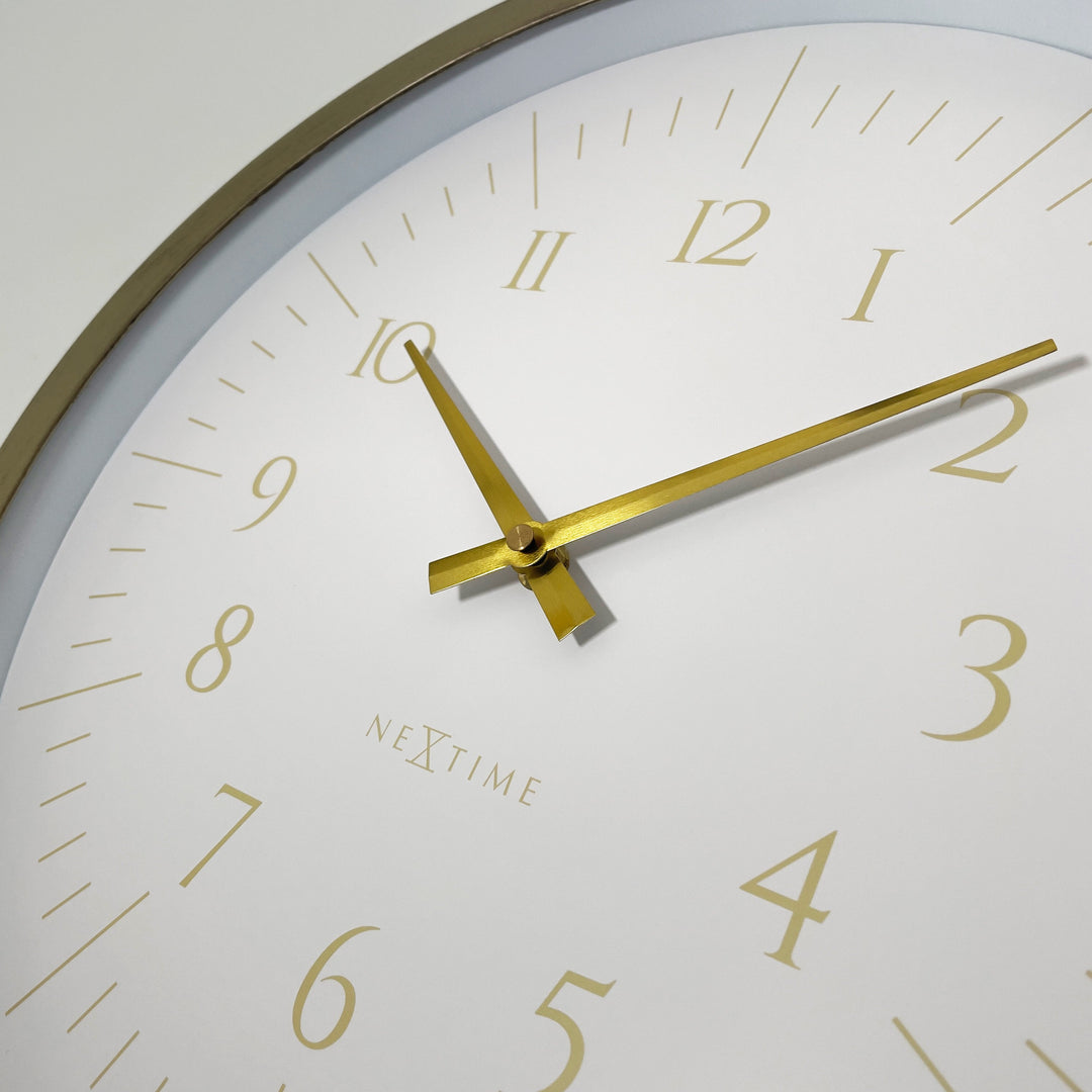 NeXtime Galaxy Wall Clock White 40cm 573333WI 5