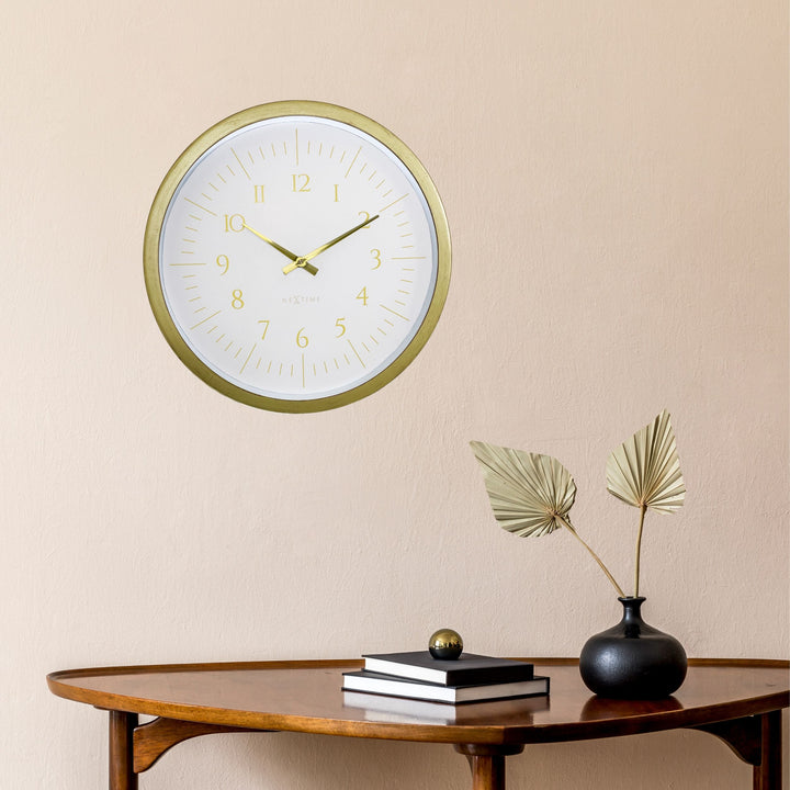 NeXtime Galaxy Wall Clock White 40cm 573333WI 7