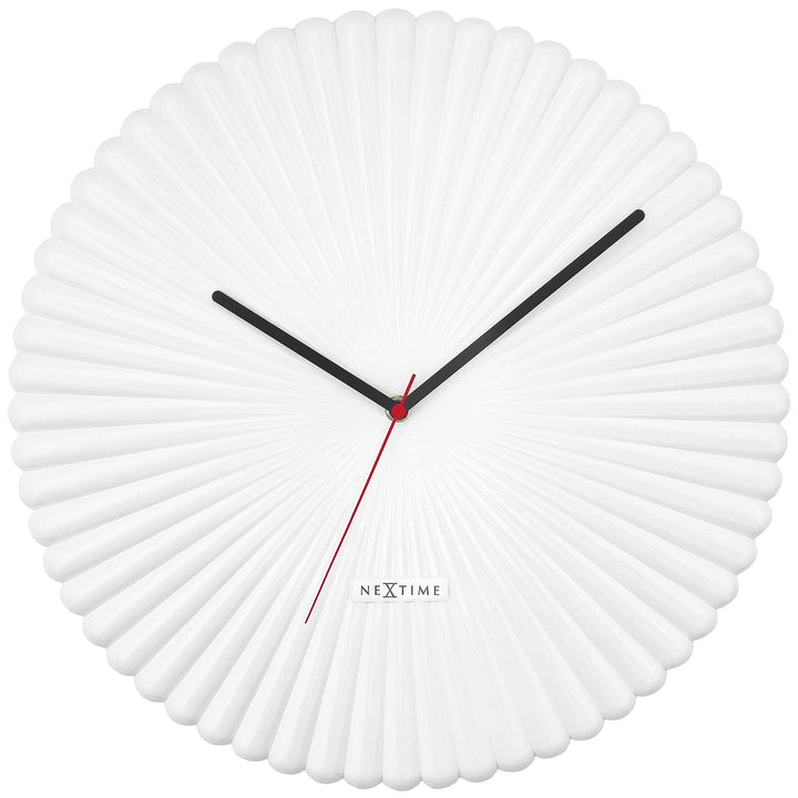 NeXtime Mousse Wall Clock White 40cm 573320WI 1