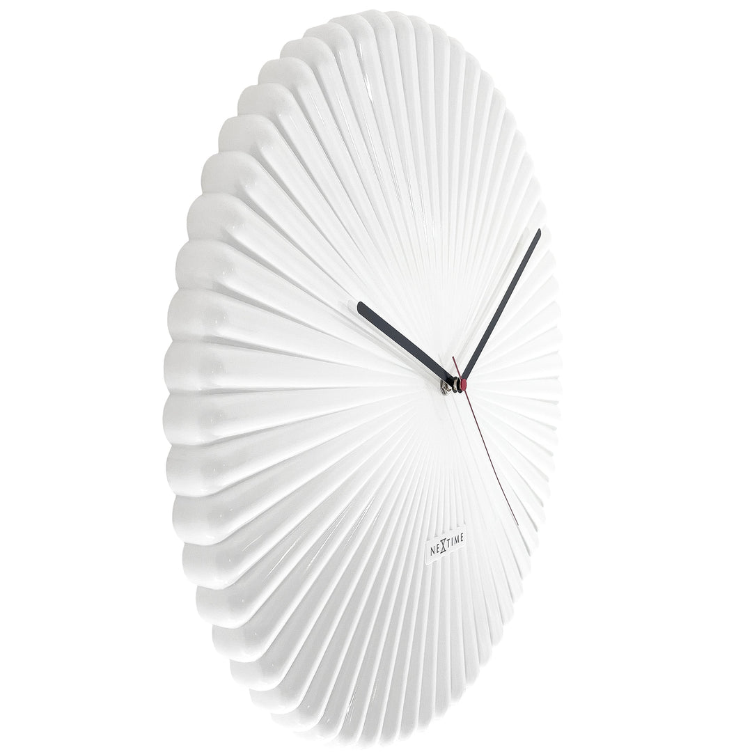 NeXtime Mousse Wall Clock White 40cm 573320WI 2
