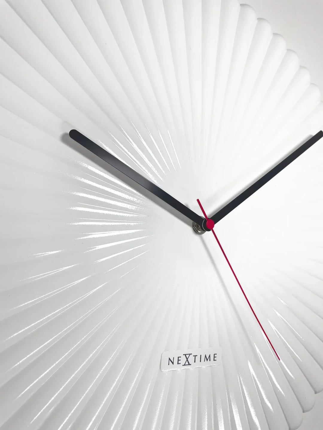 NeXtime Mousse Wall Clock White 40cm 573320WI 4