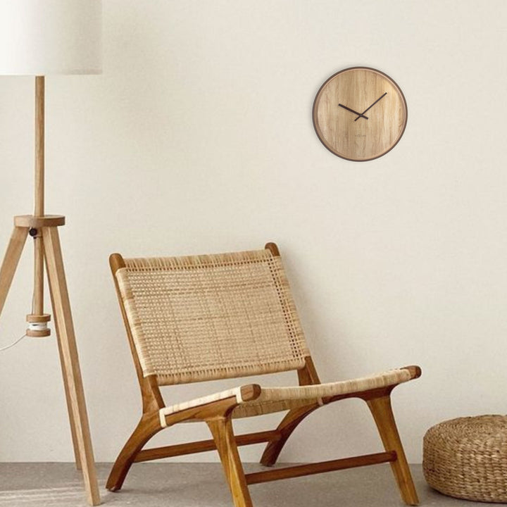 NeXtime Oslo Wall Clock Light Brown 30cm 573329 7