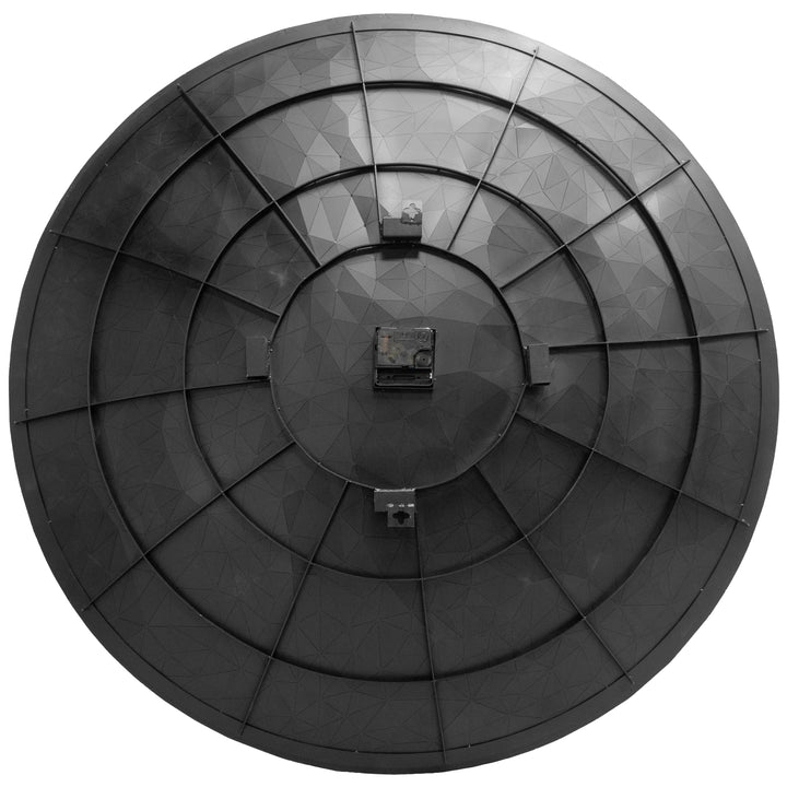 NeXtime Stainless Steel Fragment Wall Clock Chrome 80cm 573331 8