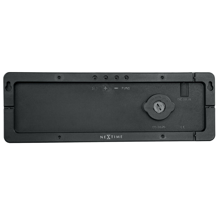 NeXtime Super Digi USB Powered Digital Wall Desk Clock Black 39cm 573322 11