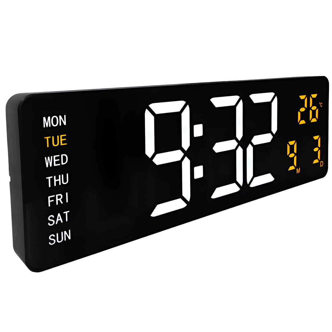 NeXtime Super Digi USB Powered Digital Wall Desk Clock Black 39cm 573322 6