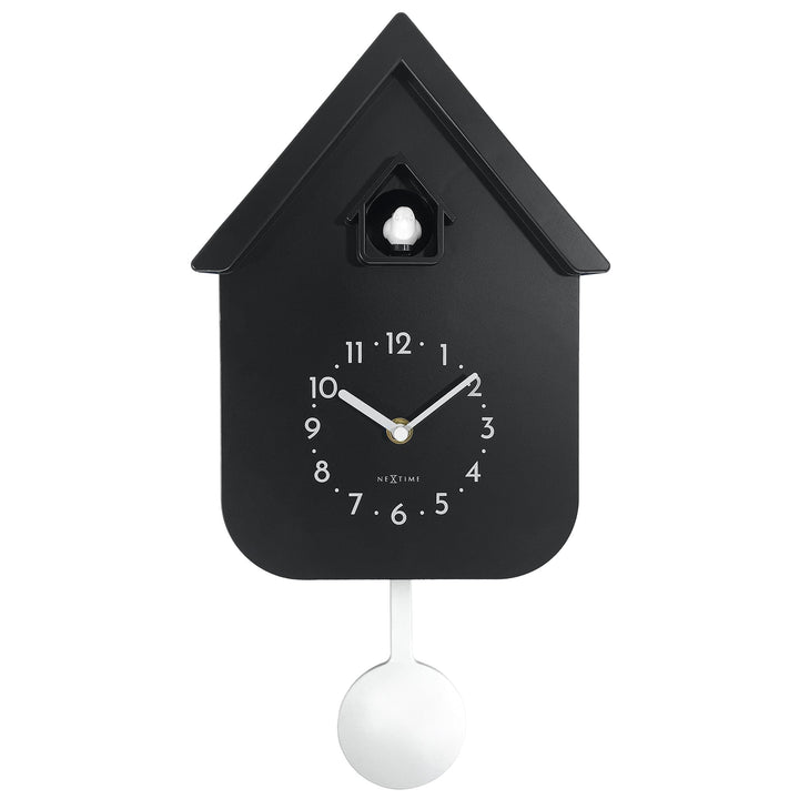 NeXtime Twitter Cuckoo Wall Clock Black 42cm 573328ZW 1