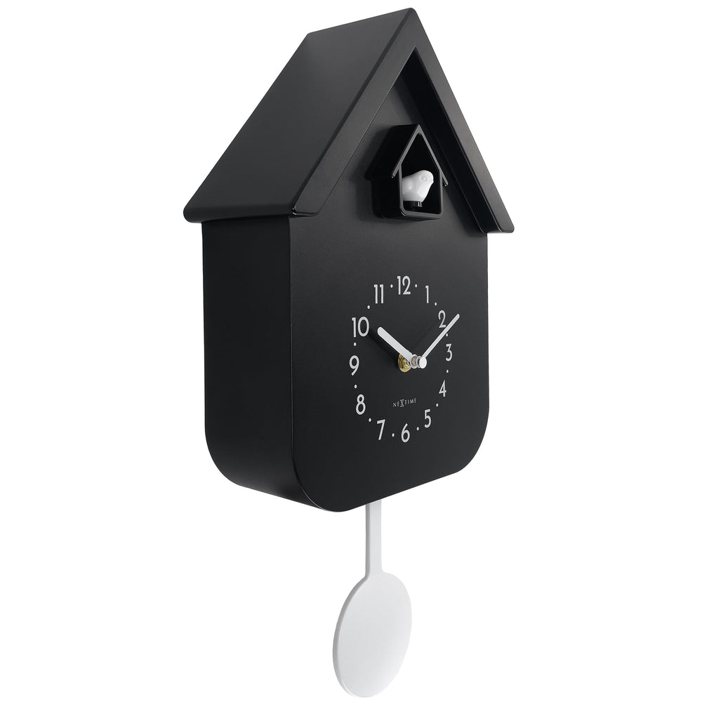 NeXtime Twitter Cuckoo Wall Clock Black 42cm 573328ZW 2