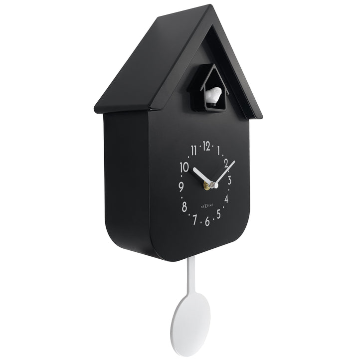 NeXtime Twitter Cuckoo Wall Clock Black 42cm 573328ZW 2