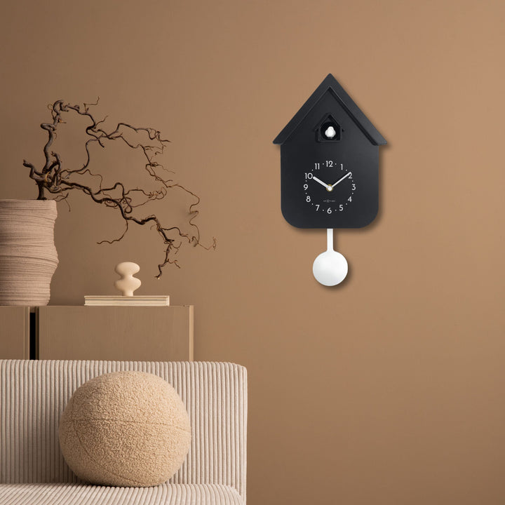 NeXtime Twitter Cuckoo Wall Clock Black 42cm 573328ZW 6