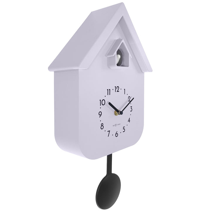 NeXtime Twitter Cuckoo Wall Clock Lavender 42cm 573328LA 2