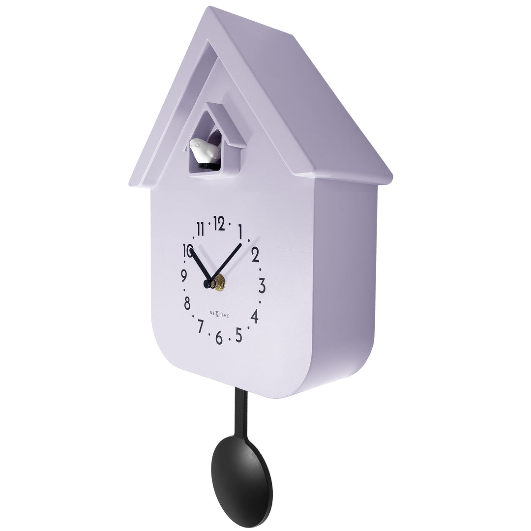 NeXtime Twitter Cuckoo Wall Clock Lavender 42cm 573328LA 3
