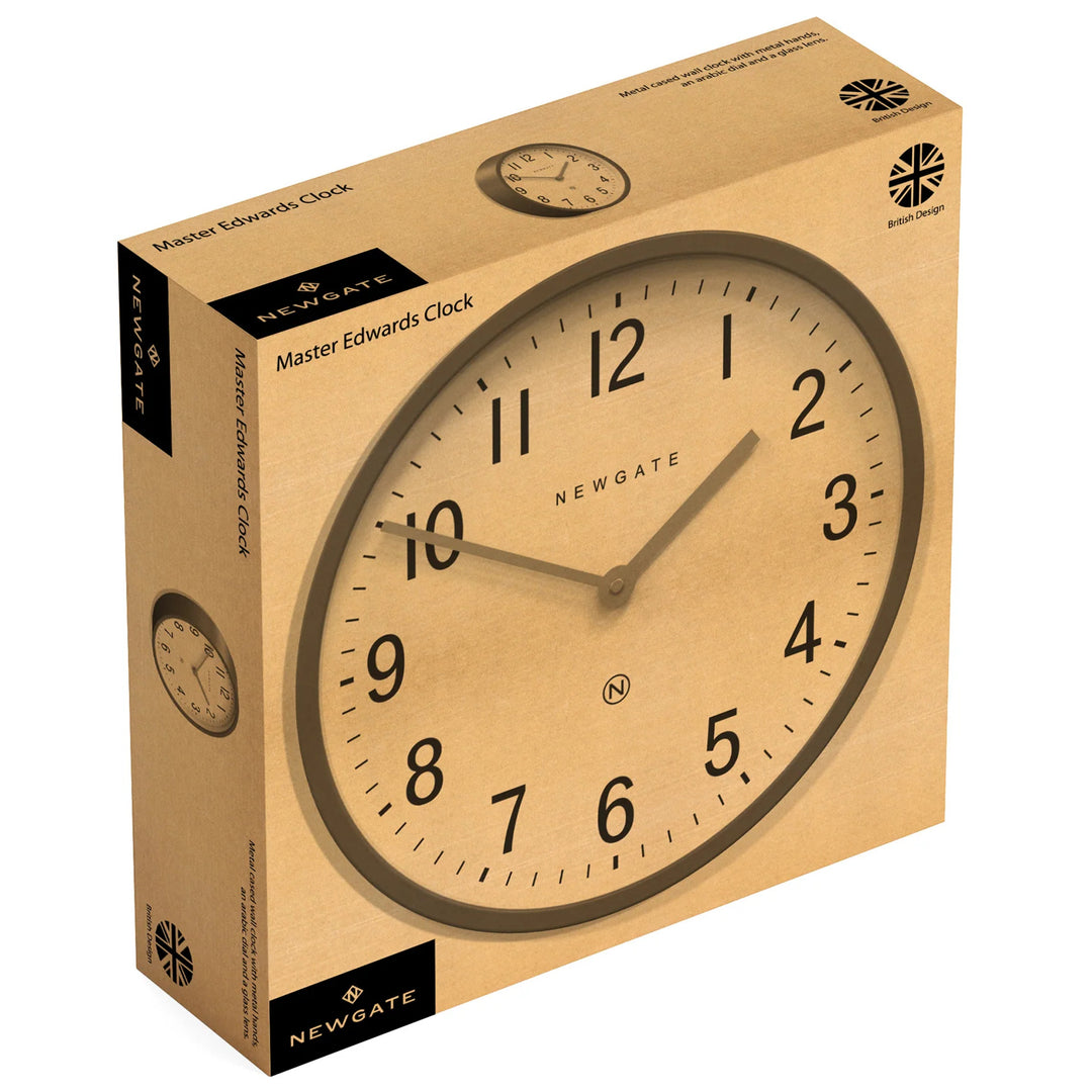 Newgate Master Edwards Wall Clock Black 30cm NGLUGG371K 6